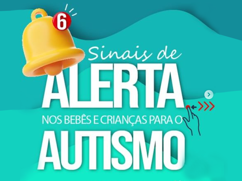 6 Sinais de alerta nos bebês e crianças para o Autismo.